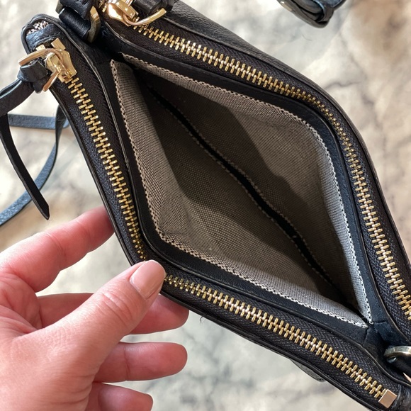 Vince Camuto Black Leather Crossbody Bag - Picture 6 of 15